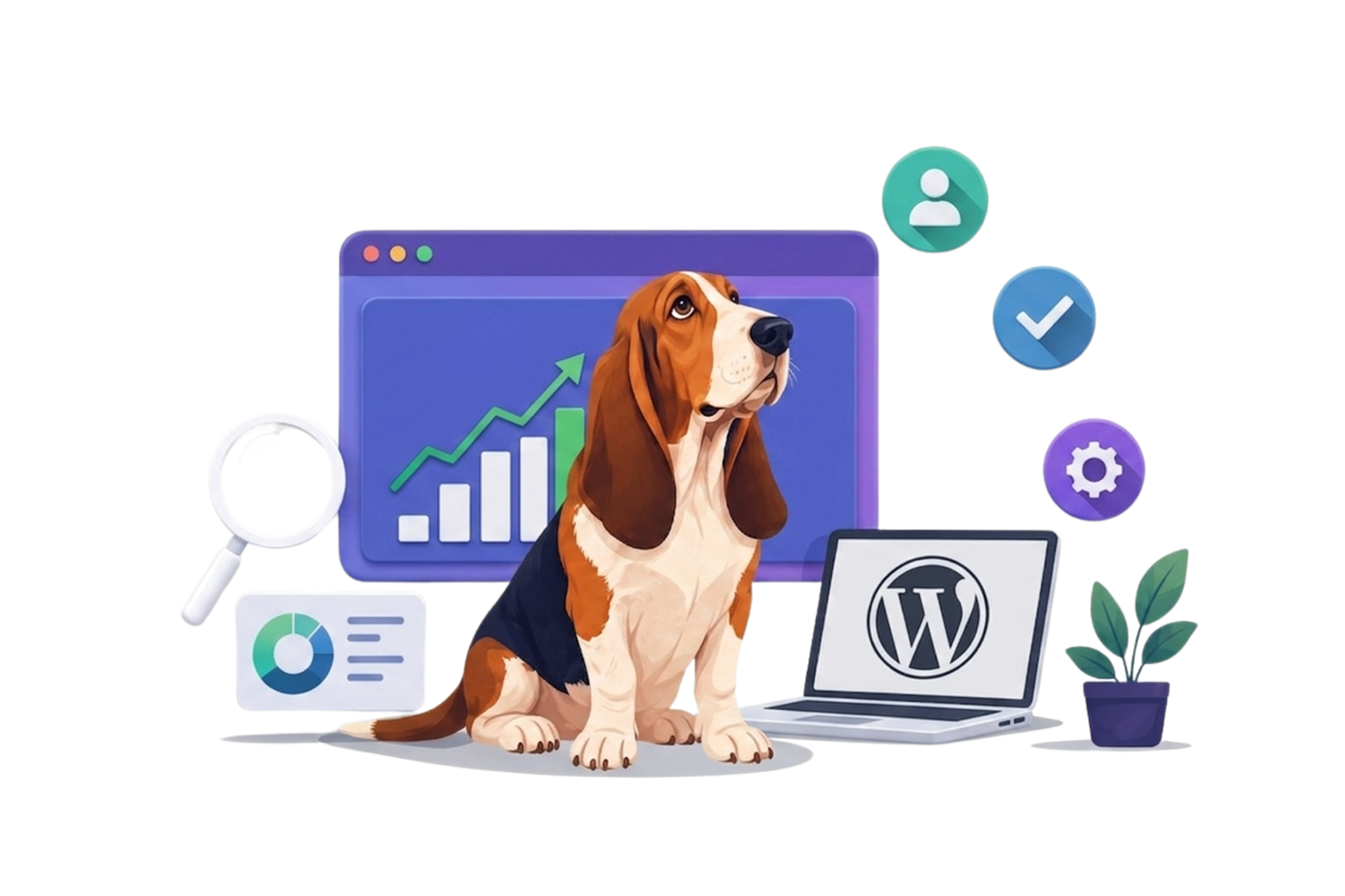 Basset hound de Visibles Lab